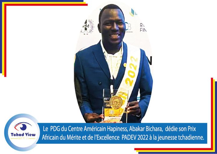 Le Tchadien Abakar Bichara reçoit le  Prix Africain du Mérite et de l’Excellence