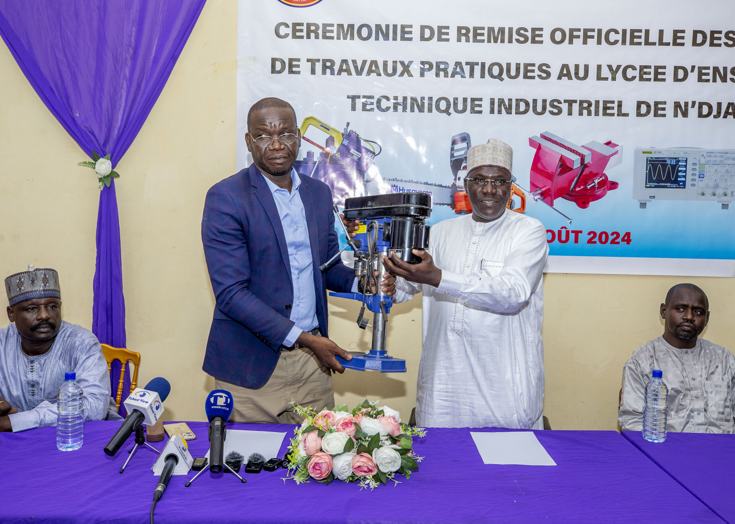 La Société de Raffinage de N’Djamena Soutient La Formation Technique Des Etablissements.